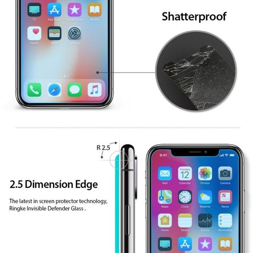 SZKŁO HARTOWANE RINGKE ID-3PACK IPHONE X CLEAR na Arena.pl