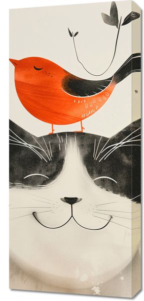 Obraz 40x90cm Pyzaty Przyjaciel zdjęcie 1