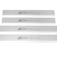 Listwa progowa AUDI A6 C8 SLINE Stal nierdzewna 304 mat 4szt