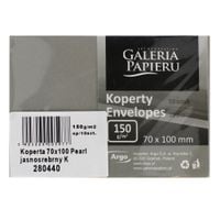 KOPERTY OZDOBNE METALIZOWANE 70X100 PEARL JASNOSREBRNY 10 SZTUK 280440