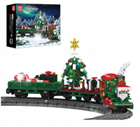 MOULD KING 12039 XMAS ŚWIĄTECZNY POCIĄG LOKOMOTYWA ŚWIĘTA ZESTAW KLOCKÓW