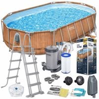 Basen ogrodowy stelażowy 610 x 366 x 122 cm 13w1 Bestway 56719N