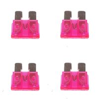 4x 50A samochodowy bezpiecznik nożowy płytkowy 19mm standard ATO ATC