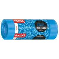 worki do segr. pap. niebieskie paclan 60l 20 szt.