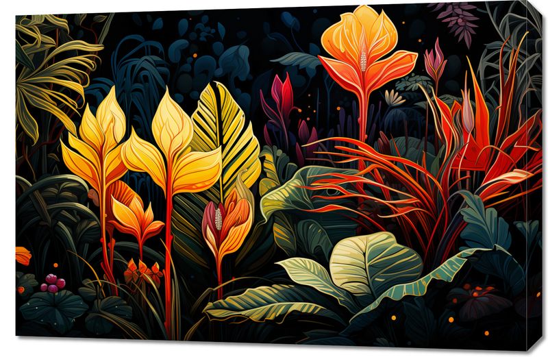 Obraz 90x60cm Tropikalna Symfonia zdjęcie 1