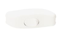 Łącznik kołyskowy przelotowy biały 230V ELDA