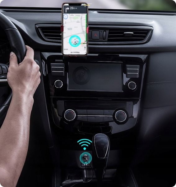 BASEUS TRANSMITER ADAPTER ODBIORNIK AUDIO BLUETOOTH AUX DO SAMOCHODU AUTA zdjęcie 4