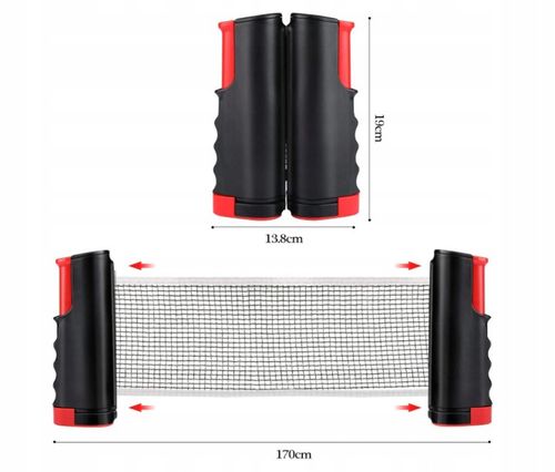 Siatka do Tenisa Stołowego POINT ROLLNET red na Arena.pl