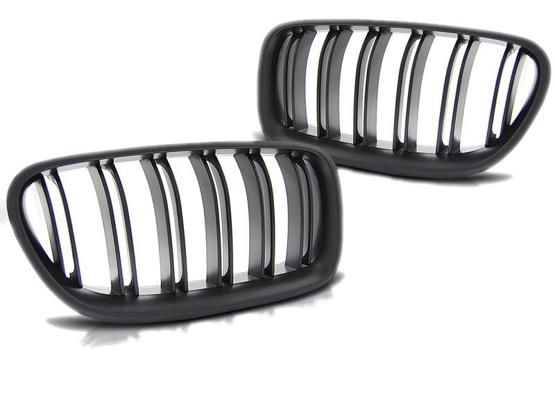 GRILL NERKI BMW 5 F10 F11 10- M5 LOOK MATT BLACK zdjęcie 1