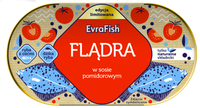 EVRA FLĄDRA W SOSIE POMIDOROWYM 170G