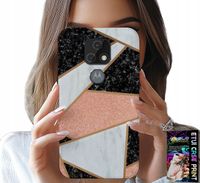 ETUI DO MOTOROLA MOTO E7 PLUS - ELEGANCKIE MODNE WZORY CASE + SZKŁO