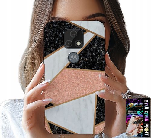 ETUI DO MOTOROLA MOTO E7 PLUS - ELEGANCKIE MODNE WZORY CASE + SZKŁO na Arena.pl