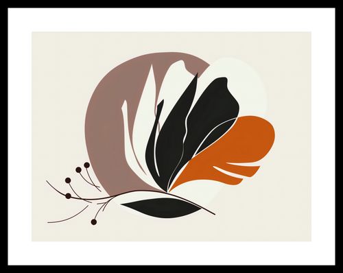 Plakat 40x30cm Elegancja Roślinna na Arena.pl