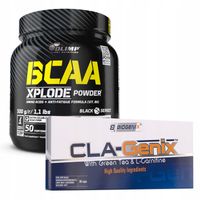 OLIMP BCAA XPLODE POWDER 500g MOCNE AMINOKWASY LEUCYNA GLUTAMINA