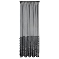 Firana na taśmie wycinana laserowo DEBORA 140X270 czarna