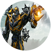 Opłatek na tort Transformers