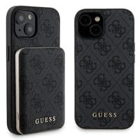 Etui Guess do iPhone 15, Czarny, MagSafe
