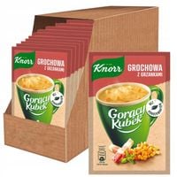Knorr Gorący Kubek Grochowa z grzankami 21g 38 szt