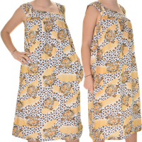 Plażówka podomka sukienka bawełniana plus 52 54 56