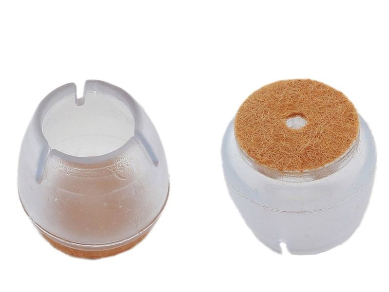 16x nakładki silikonowe nogi krzesła meble filc zdjęcie 3