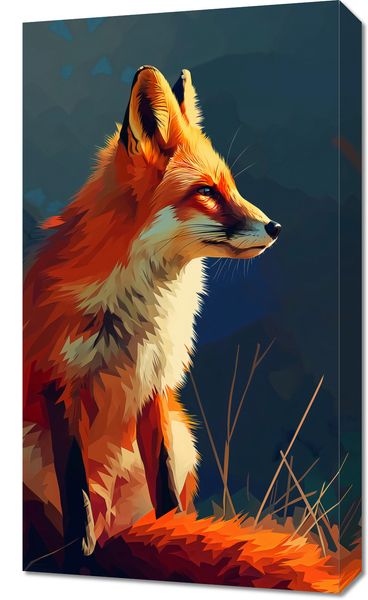 Obraz 40x70cm Spojrzenie Lisicy zdjęcie 1