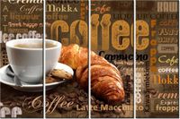 120CM 80 OBRAZ 4 ELEM APETYCZNA KAWA ŚCIENNY