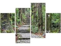 OBRAZ JAPOŃSKA ŚCIEŻKA PRZEZ LAS