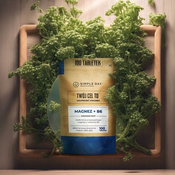 MAGNEZ CYTRYNIAN WITAMINA B6 NA STRES ZMĘCZENIE I SKURCZE 100 TABLETEK zdjęcie 3