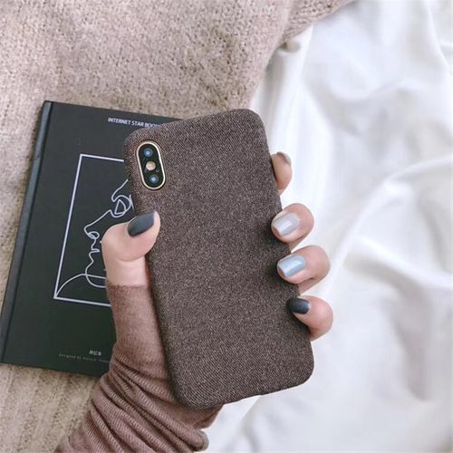 CASE ETUI MATERIAŁOWE 1 BRĄZOWY IPHONE 7 8 PLUS na Arena.pl