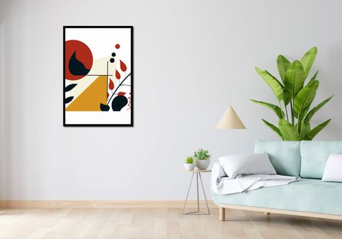 Plakat 68x98cm Ogień i Flora na Arena.pl