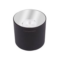 Lampa sufitowa ROLLER DLB10NW metalowa tuba LED 10W 4000K czarny