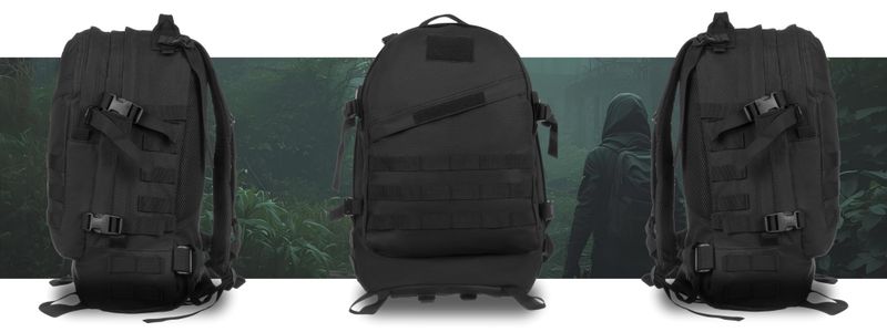 plecak ptn bl003-8069 black zdjęcie 2