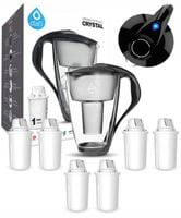 Dzbanek filtrujący szklany Dafi Crystal LED 2l + 6x Filtr Dafi Classic