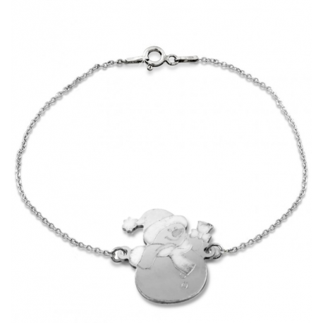 SREBRNY KOMPLET BAŁWANKI CELEBRYTKI ŚWIĄTECZNY SREBRO PRÓBY 925 zdjęcie 3