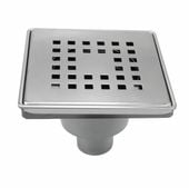 Wpust posadzkowy pionowy odpływ kratka AXUS 15x15 cm. 11323