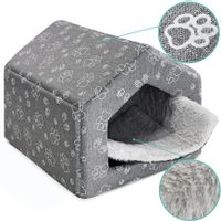 Legowisko buda dla psa kota DOMEK L CLAW + FUTRO
