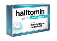 Halitomin tabletki do ssania świeży oddech 30 sztuk