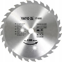 YATO TARCZA PIŁA TARCZOWA WIDIOWA DO CIĘCIA DREWNA 350X28TX30 MM YT-6080