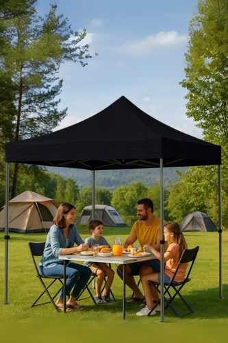Namiot pawilon samorozkładający 3x3 - Czarny na Arena.pl
