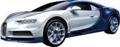 2 x Model do składania Bugatti Chiron Klocki QUICKBUILD Airfix Licencja