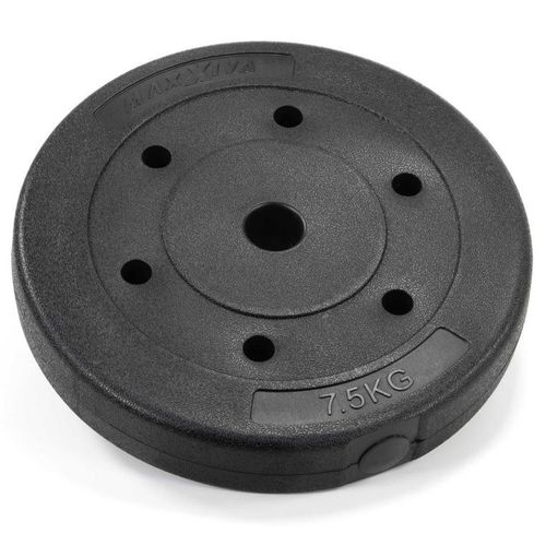 MAXXIVA Zestaw obciążników 4 x 7,5 kg, cement, czarny na Arena.pl