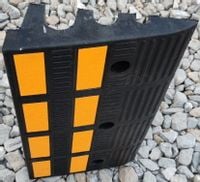 Najazd podjazd krawężnikowy gumowy 10cm PR-10U