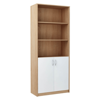 Regał biurowy, półki, Classic, 74x35x180, sonoma, biel| TYLETEGOTU