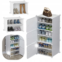 Szafa Szafka na Buty Obuwie Modułowa Szafa Regał Organizer 6 Półek