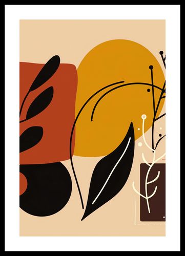 Plakat 68x101cm Ciepłe Kontury na Arena.pl