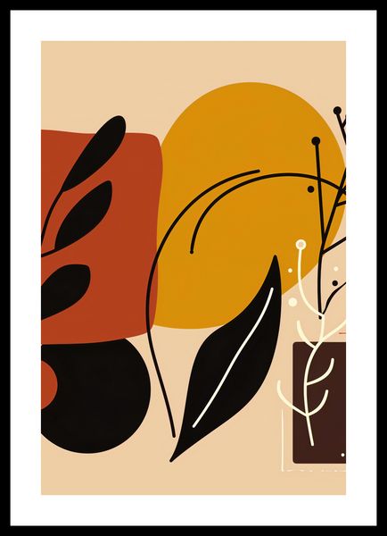 Plakat 68x101cm Ciepłe Kontury zdjęcie 3