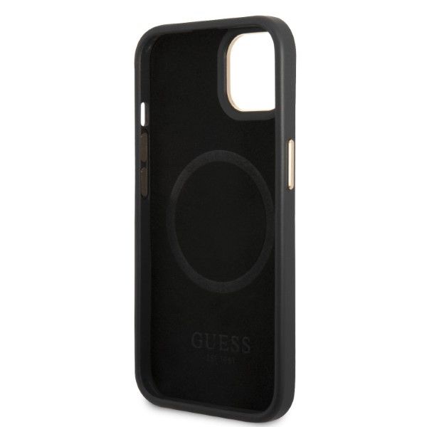 Etui Guess do iPhone 15, iPhone 14, iPhone 13, Czarny, MagSafe zdjęcie 7