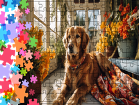 Puzzle tradycyjne Zwierzęta - Pies