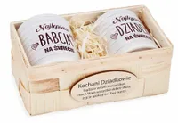 Zestaw 2 kubki DZIEŃ BABCI DZIADKA Kubek Życzenia