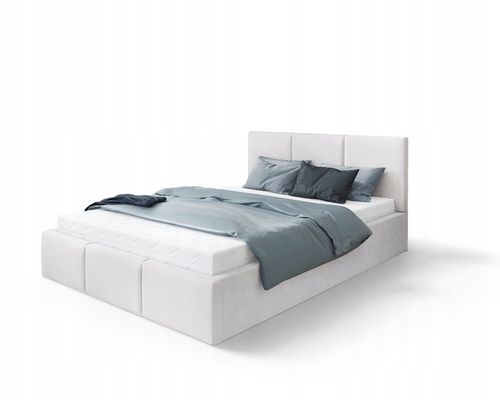 Łóżko 140x200 tapicerowane stelaż podnoszony AMBER na Arena.pl